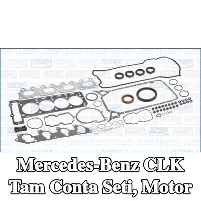 AJUSA Tam Conta Seti, silindir kapağı contalı motor, valf gövdesi contalı, FIBERMAX — 2000 Mercedes-Benz Clk