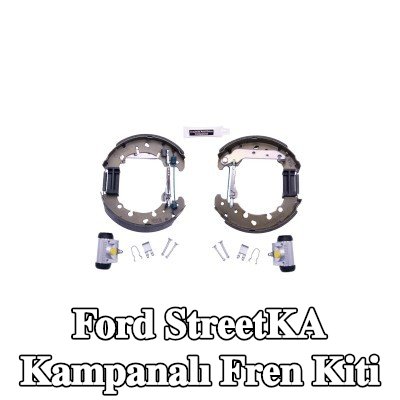 HELLA Ayarlayıcılı kampanalı fren kiti, tekerlek fren silindiri ile, Pabuç Kiti Pro — Ford StreetKA