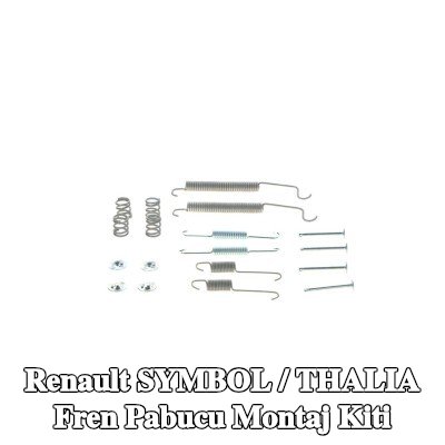 BOSCH Yaylı fren pabucu montaj kiti — 2012 Renault Symbol / Thalia