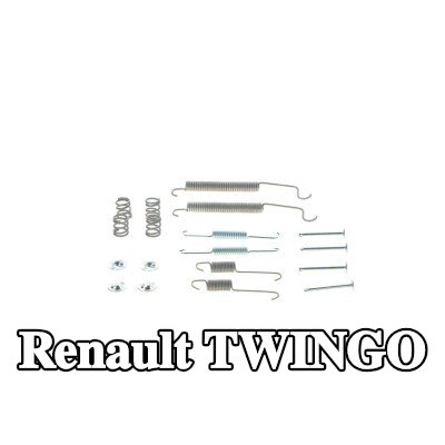 BOSCH مجموعة تركيب حذاء الفرامل مع نوابض — 2000 Renault Twingo