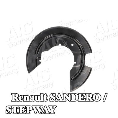 AIC لوحة دعم قرص الفرامل للمحور الأمامي الأيسر — Renault Sandero / Stepway