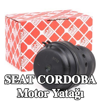FEBI BILSTEIN Motor yatağı Ön, Elastomer — 2000 SEAT Cordoba
