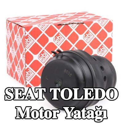 FEBI BILSTEIN Motor yatağı Ön, Elastomer — 1997 SEAT Toledo