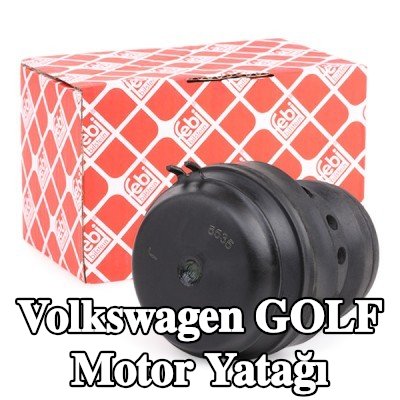 FEBI BILSTEIN Motor yatağı Ön, Elastomer — 1995 Volkswagen Golf