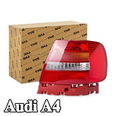 TYC المصباح الخلفي الأيمن, بدون حامل لمبة — 2001 Audi A4