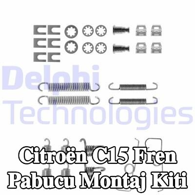 DELPHI Fren pabucu montaj kiti — Citroën C15
