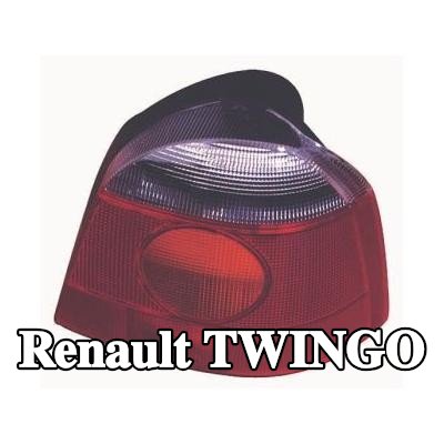 ABAKUS عدسة المصباح الخلفي الأيمن, بدون لمبة, بدون حامل لمبة — Renault Twingo