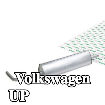 IZAWIT كاتم الصوت الأوسط — 2012 Volkswagen Up