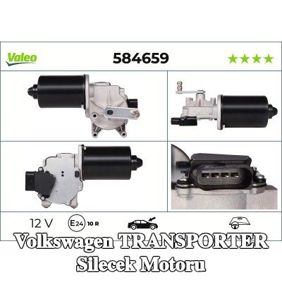 VALEO Silecek motoru Ön, 12V — Volkswagen Transporter