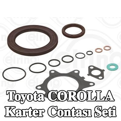 ELRING Krank mili contalı karter conta seti — 2016 Toyota Corolla
