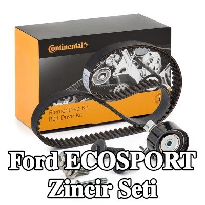 CONTITECH Zincir Tahrik Kiti Diş Sayısı: 117, eksantrik mili vidalarıyla — 2012 Ford Ecosport