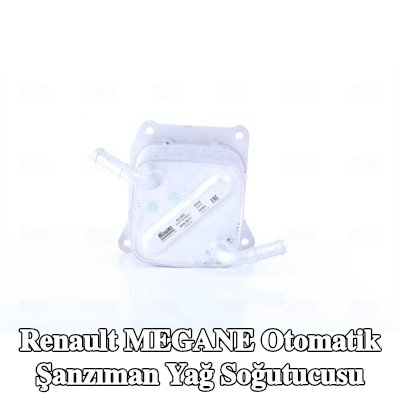 NISSENS Contalı/sızdırmazlık elemanlı otomatik şanzıman yağ soğutucusu — Renault Megane