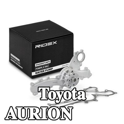 RIDEX مضخة مياه مع براغي/مسامير, مع حشيات/مانعات تسرب — 2010 Toyota Aurion