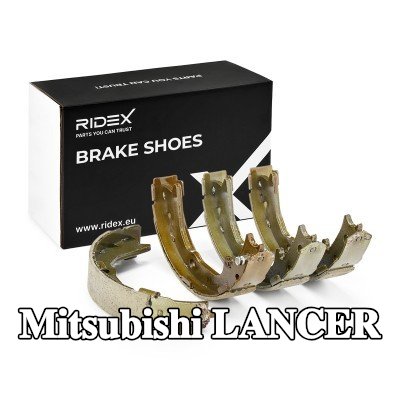 RIDEX مجموعة أحذية الفرامل للمحور الخلفي, 167mm — 2005 Mitsubishi Lancer