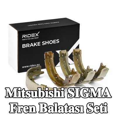 RIDEX Arka aks fren pabucu seti, 167mm — Mitsubishi Sigma