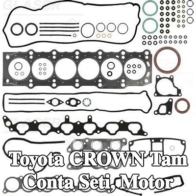 GLASER Tam Conta Seti, krank mili contalı motor, valf gövdesi contalı, çok katmanlı silindir kafası contası ile — Toyota Crown