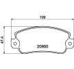 HELLA Fren balatası seti 18mm — SEAT Malaga (4)
