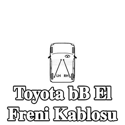 FIRST LINE El freni kablosu 1740mm — Toyota bB