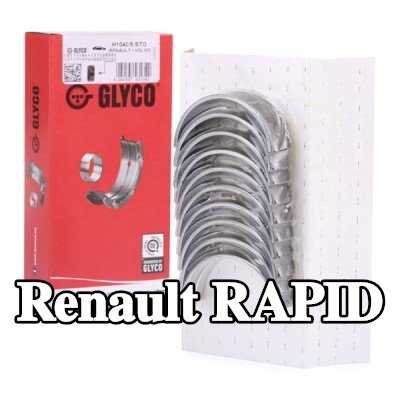 GLYCO محمل العمود المرفقي من سبائك الألومنيوم على قاعدة فولاذية — Renault Rapid