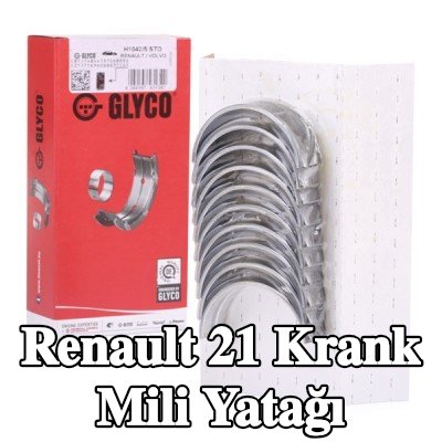 GLYCO Çelik tabanlı alüminyum alaşımlı krank mili yatağı — 1990 Renault 21