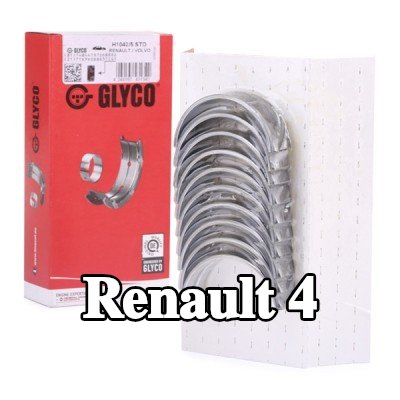 GLYCO محمل العمود المرفقي من سبائك الألومنيوم على قاعدة فولاذية — Renault 4