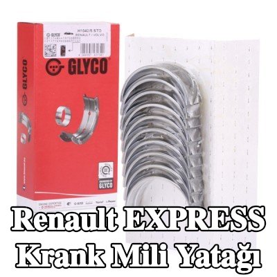 GLYCO Çelik tabanlı alüminyum alaşımlı krank mili yatağı — Renault Express