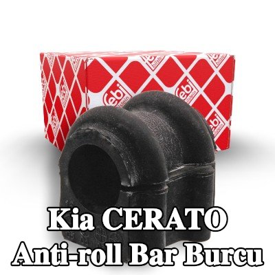 FEBI BILSTEIN Ön aks stabilizatör çubuğu burcu, 24mm, Kauçuk — 2012 Kia Cerato