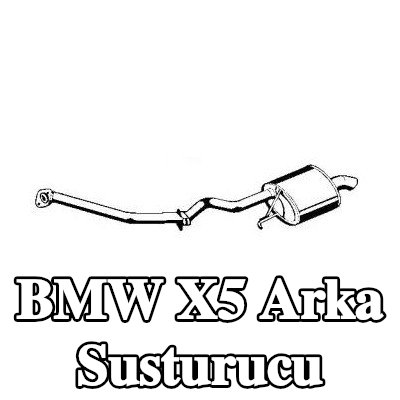 VEGAZ Arka susturucu Sol, 1670mm — BMW X5