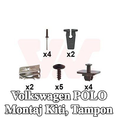 VAN WEZEL Montaj Kiti, tampon — Volkswagen Polo