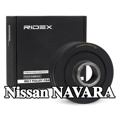 RIDEX بكرة العمود المرفقي — 2000 Nissan Navara