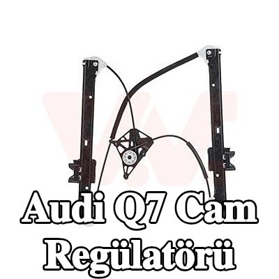 VAN WEZEL Sağ arka cam regülatörü, Elektrikli, elektrik motoru olmadan — Audi Q7