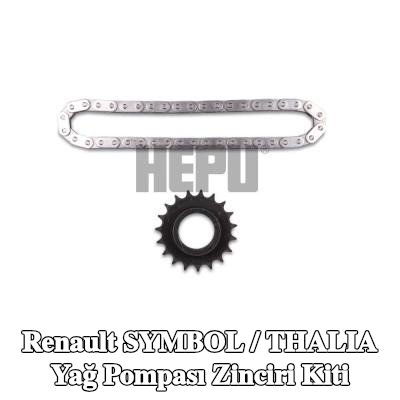 HEPU Yağ pompası zinciri kiti — 2002 Renault Symbol / Thalia