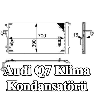 MAHLE Kurutuculu klima kondansatörü — 2012 Audi Q7