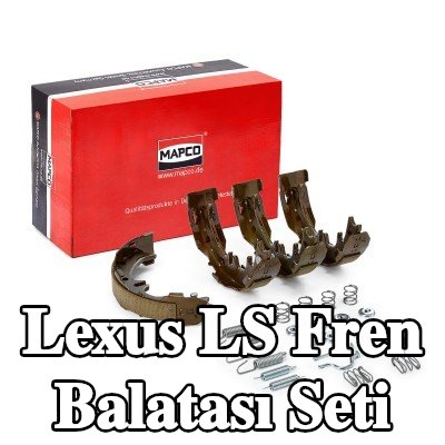 MAPCO Arka aks fren pabucu seti, aksesuarlarla — 1997 Lexus Ls