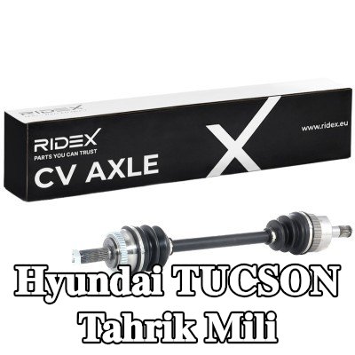 RIDEX Tahrik mili Ön Aks Sol, 668mm — 2004 Hyundai Tucson