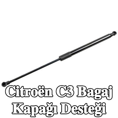 FEBI BILSTEIN Bagaj kapağı amortisörü (Her iki taraf), 463mm — Citroën C3