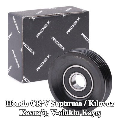 RIDEX Saptırma / kılavuz kasnağı, V-ribbed belt Ø: 73mm — 2000 Honda Cr-v