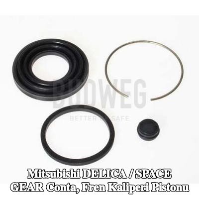 BUDWEG CALIPER Conta, fren kaliperi pistonu — 2000 Mitsubishi Delica / Space Gear