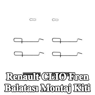 BOSCH Fren balatası montaj kiti — 2002 Renault Clio
