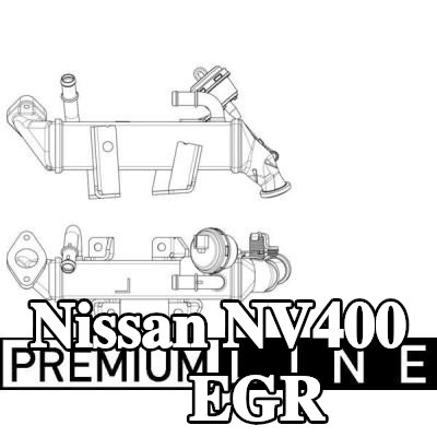 MAHLE مبرد EGR مع صمام EGR — 2011 Nissan Nv400