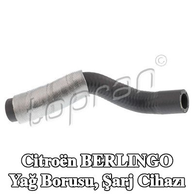 TOPRAN Yağ Borusu, şarj cihazı — 1998 Citroën Berlingo
