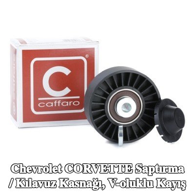 CAFFARO Saptırma / kılavuz kasnağı, V-ribbed belt Outer Diameter: 80mm — 2000 Chevrolet Corvette