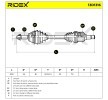 RIDEX Tahrik mili Ön Aks Sol, 603mm — Ford Puma (6)