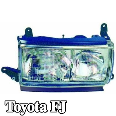 ABAKUS المصباح الأمامي الأيسر, H4/H1, بدون لمبة, بدون حامل لمبة — Toyota Fj