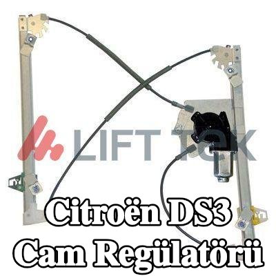 LIFT-TEK Sol ön cam regülatörü, Elektrikli, elektrik motorlu — Citroën Ds3