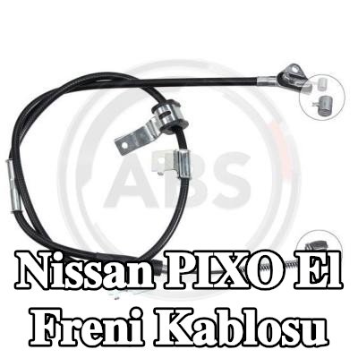 A.B.S. El freni kablosu 1455mm — Nissan Pixo