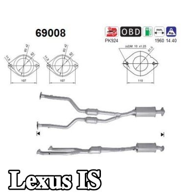 AS المحول الحفاز — Lexus Is