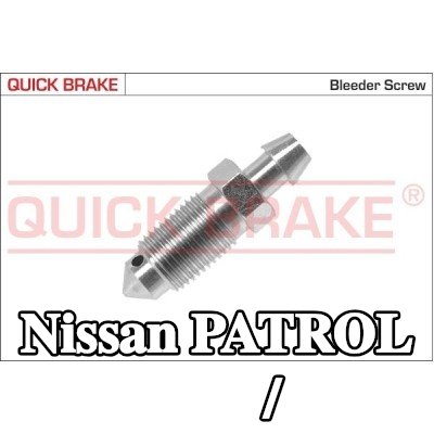 QUICK BRAKE برغي/صمام التهوية — Nissan Patrol