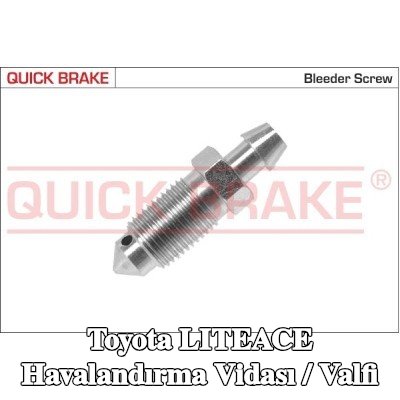 QUICK BRAKE Havalandırma vidası / valfi — Toyota Liteace