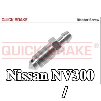 QUICK BRAKE برغي/صمام التهوية — Nissan Nv300